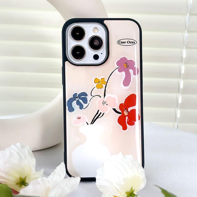 Zhitai iPhone 16 Pro Max/15 Pro Case, Apple 14 Drop Glue, Ins Style, Compatible with Huawei Mate 60