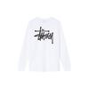Stussy Basic Long Sleeve Tee Unisex Tops White 1994143