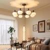 French Retro Nanyang Style Chandelier for Living Room, Restaurant, or Bedroom
