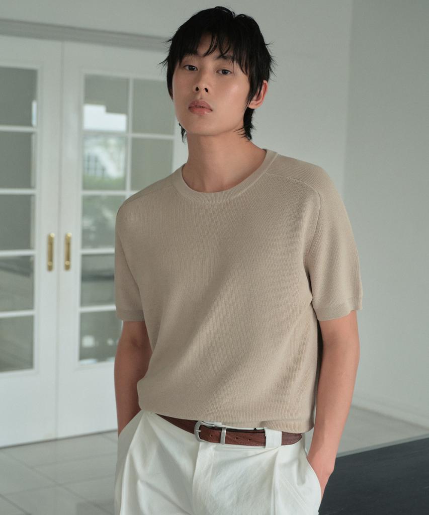 Wednesday Oasis Washable Airy Raglan Half Knit_Beige(Wc26Kn48)