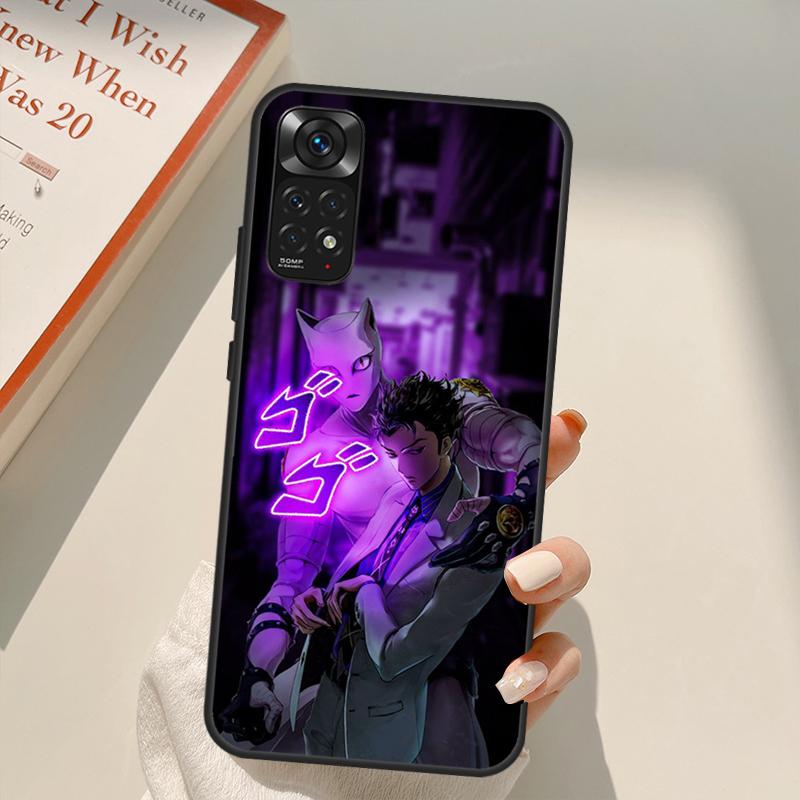 Killer Queen Yoshikage Kira Jojo For Redmi 10A 10C 9A 9C 9T K40 K50 Gaming Phone Case For Redmi Note 11S 10S 9S 9 10 11 Pro