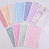 1 Sheet 3D Face Eye Party Makeup Tattoo Sticker Diamond  Sticker Self-Adhesive Mixed  Face Decoration Sticker