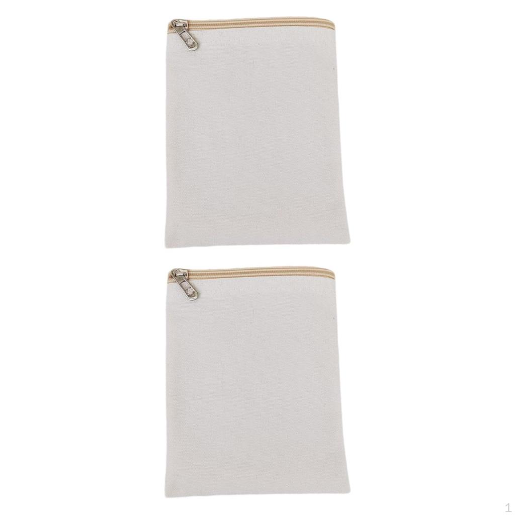 2 Pieces Sew In Pocket with Zipper Clothes Inner Pockets for Sweatshirts
