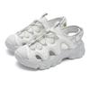 Fila Fluid 5 Sandále Mačacia labka Creek Turistické Všestranné Trendy Módne Ležérne Retro Plážové sandále Dámske sandále Biela Sivá F12W522401FSN