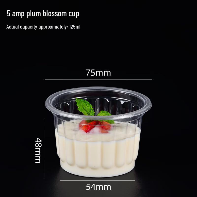 Disposable Dessert Cups, Lids & Spoons
