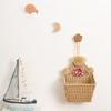 Wooden Wall Hook Lightweight Adhesive Hook with Natural Wood Grain Design Hook for Items Kids Schoolbags Hats Scarves