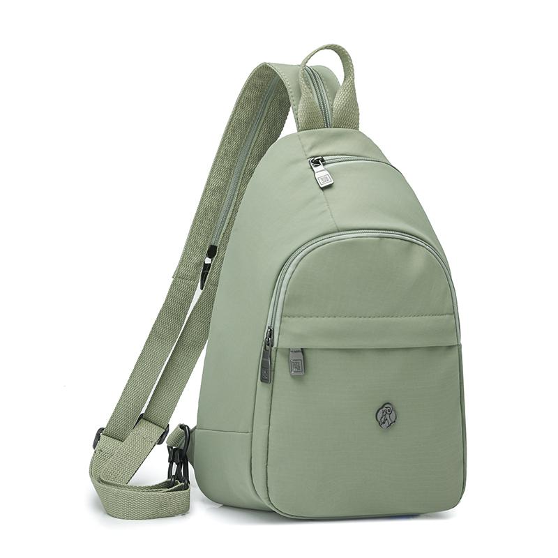 Solid Color Backpack Multi-functional Chest Bag Women's Shoulder Crossbody Bag