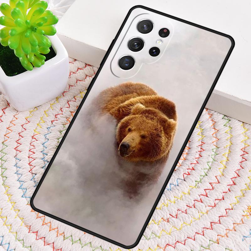 

Cartoon Grizzly Bear Phone Case for Samsung Galaxy note 10 pro S26 Ultra S23 S24 FE S25 S21 S22 PLUS shockproof Cove Galaxy S21 5G