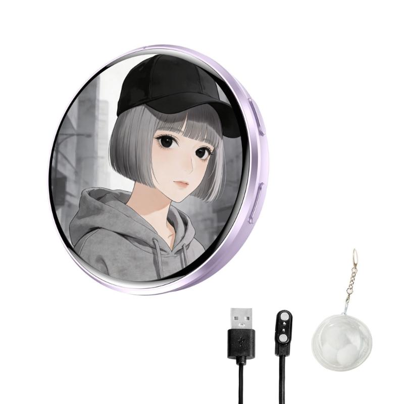 Easy To Use Digital Badges Uploads Photos GIFs Videos In second Via Connection фиолетовый