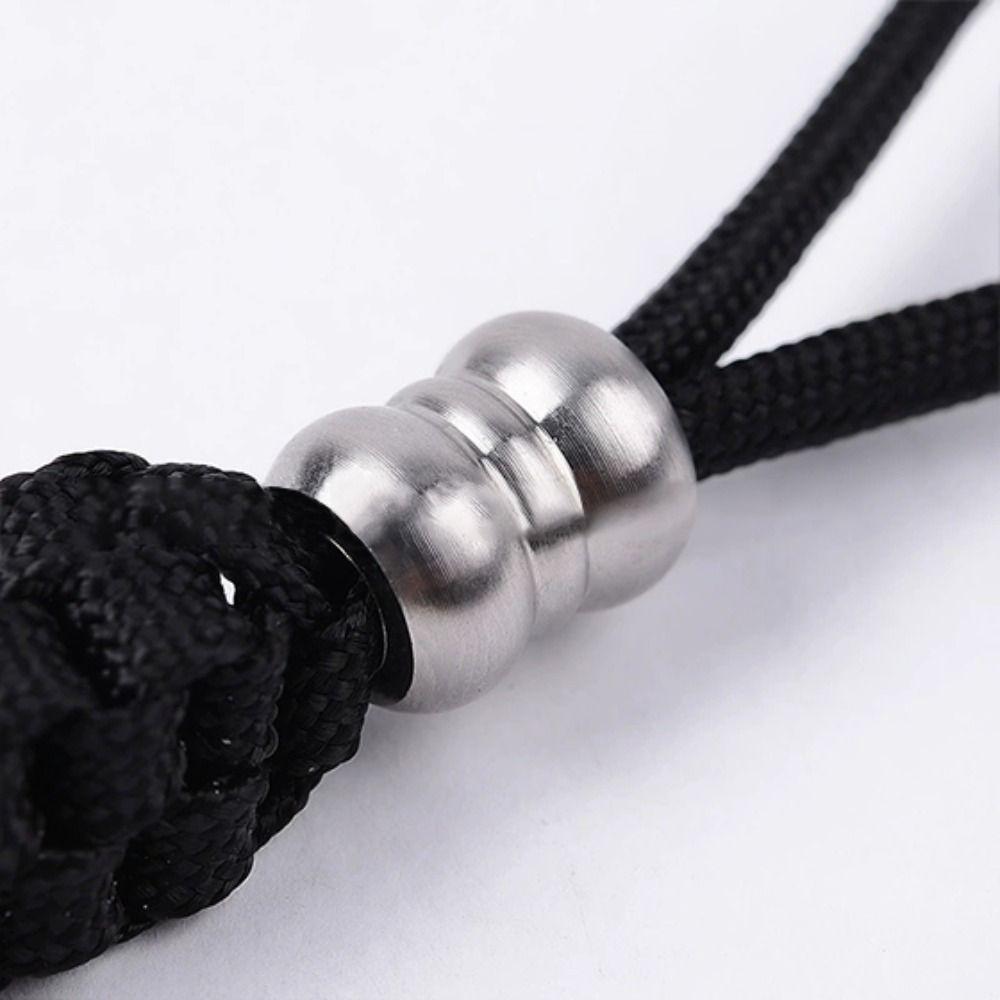 Vysoce kvalitní nůž Přívěsek na šňůrku Titanová slitina Paracord Lanový nůž Korálky EDC Multi Tools