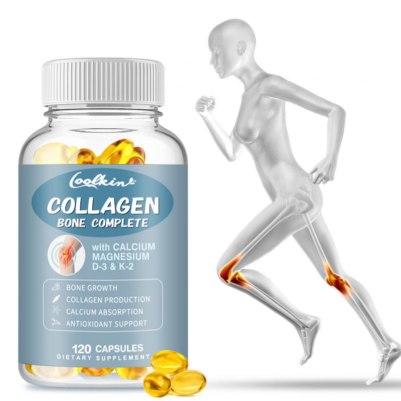 Kollagen Knochen Complete - Gelenk- & Knochenpflege, Hautgesundheit Anti-Aging, Maximale Stärke