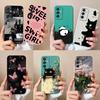 Elf Cat Case For Samsung Galaxy A16 Phone Housing Full Protection Back Cover For Samsung A 16 4G 5G Soft Liquid Silicone Bumper