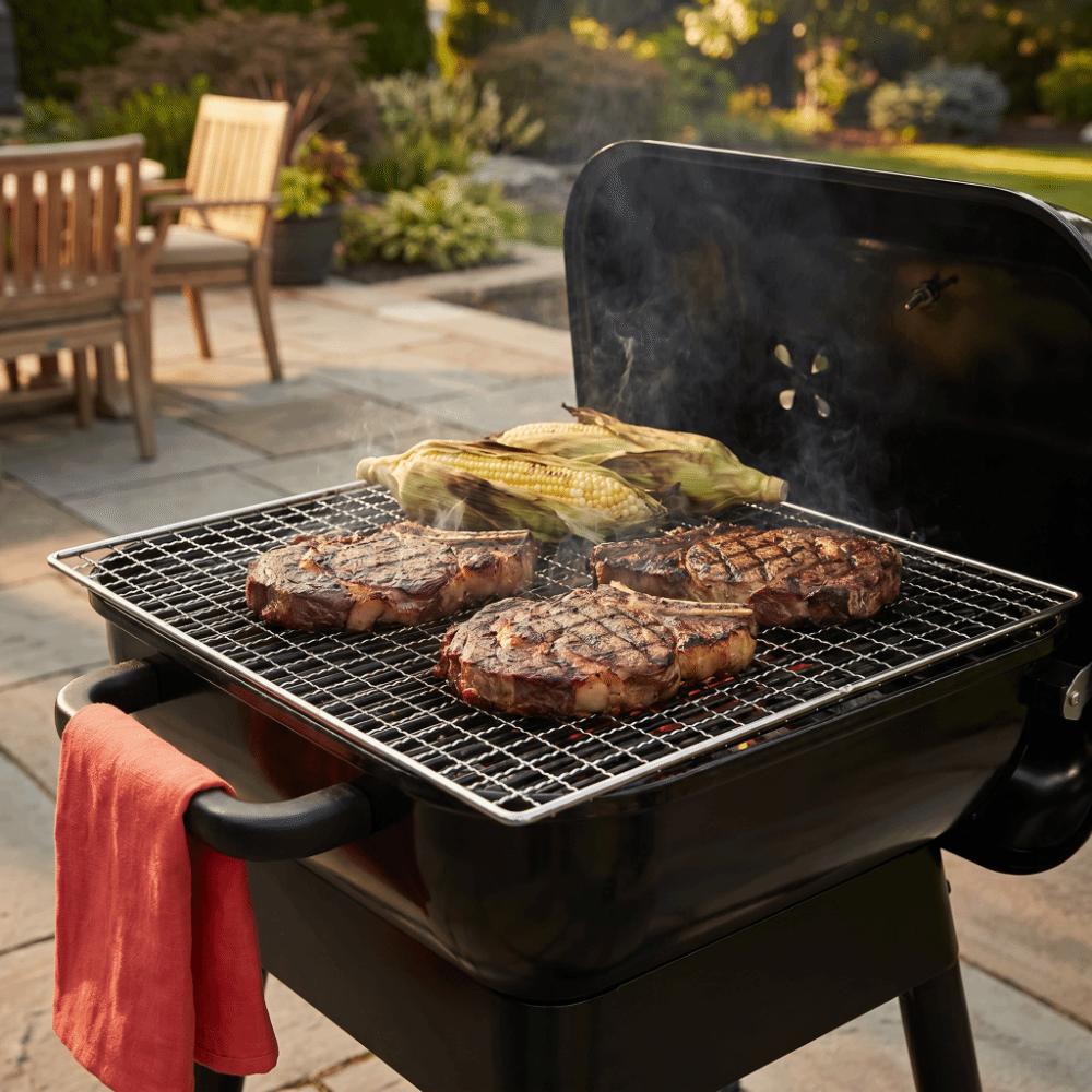 Cross Wire BBQ Grill Wire Mat Iron, Grill Rack Grids  Home Cooks BBQ Enthusiasts Camping Lovers
