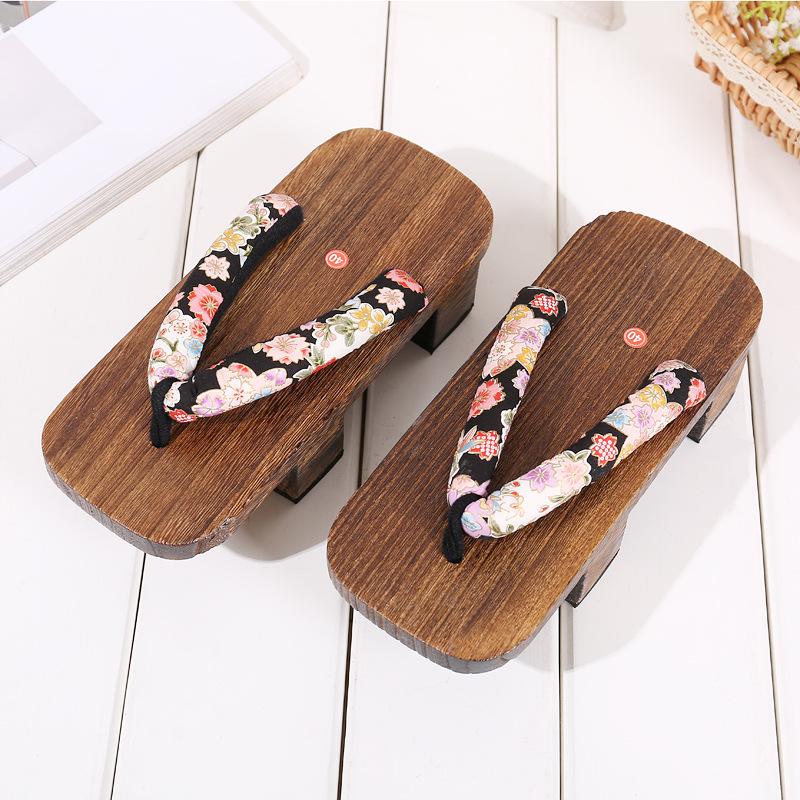 Mode Unisex Man Vrouw Paulownia Houten Japanse Traditionele Geta Klompen Man 2026 Ninja Cosplay Schoenen Slippers Buitensandalen 38-44