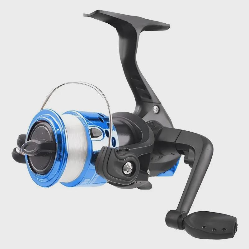 200-Type Compact Spinning Fishing Reel with Line for Sea and Road Fishing