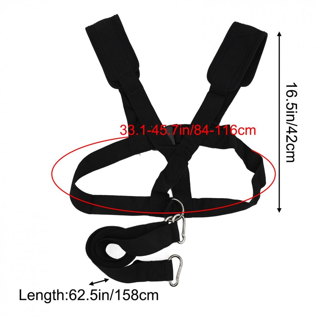 Comfortable Sled Harness for Athletes in Football and Basketball Drills