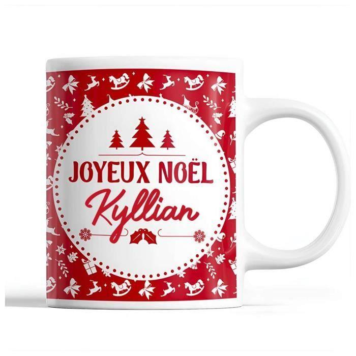 Mug - Kyllian - Christmas - Ceramic - Red - 325 Ml - Dishwasher and Microwave Safe