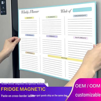 Löschbarer Magnetischer Wochenplaner Notizblock für Kühlschrank
