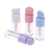 Transparent 4ml Lip Gloss Tube Matte Thick Rod Large Brush Head Empty Bottle Lips Glaze Container Makeup Packaging Material