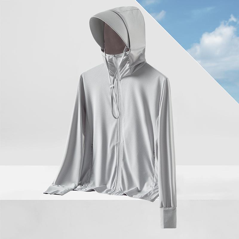 UPF50+ Women's Ice Silk Sun Protection Clothing with Large Brim - Breathable and UV Protective 