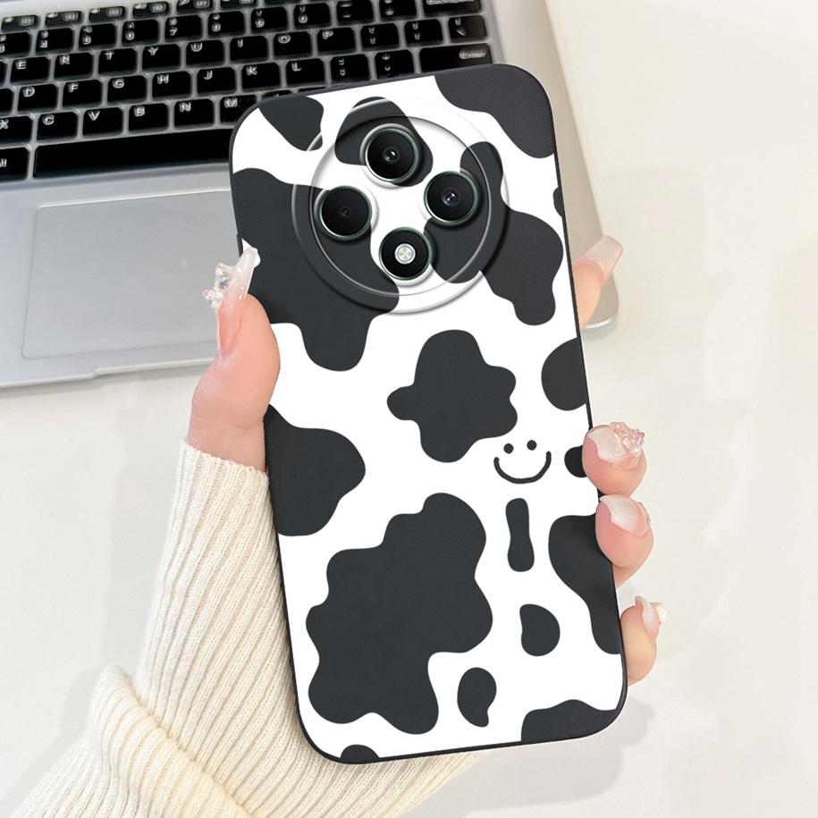 For OPPO Reno 12F 5G Case 2024 Fashion Pretty Girls Soft Liquid Silicone Shockproof Cover For OPPO Reno12 F 4G Reno 12 FS Bumper