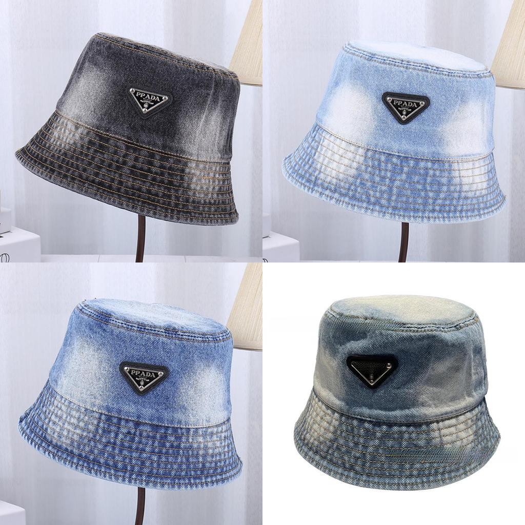 Denim Fisherman Hat For Men And Women With Wide Brim Sun Protection Casual Summer Accessory