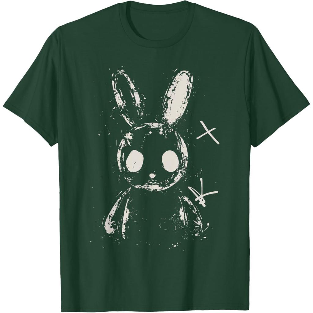 Creepy Cute Bunny Rabbit Alt Goth Grunge Horror Aesthetic T-Shirt
