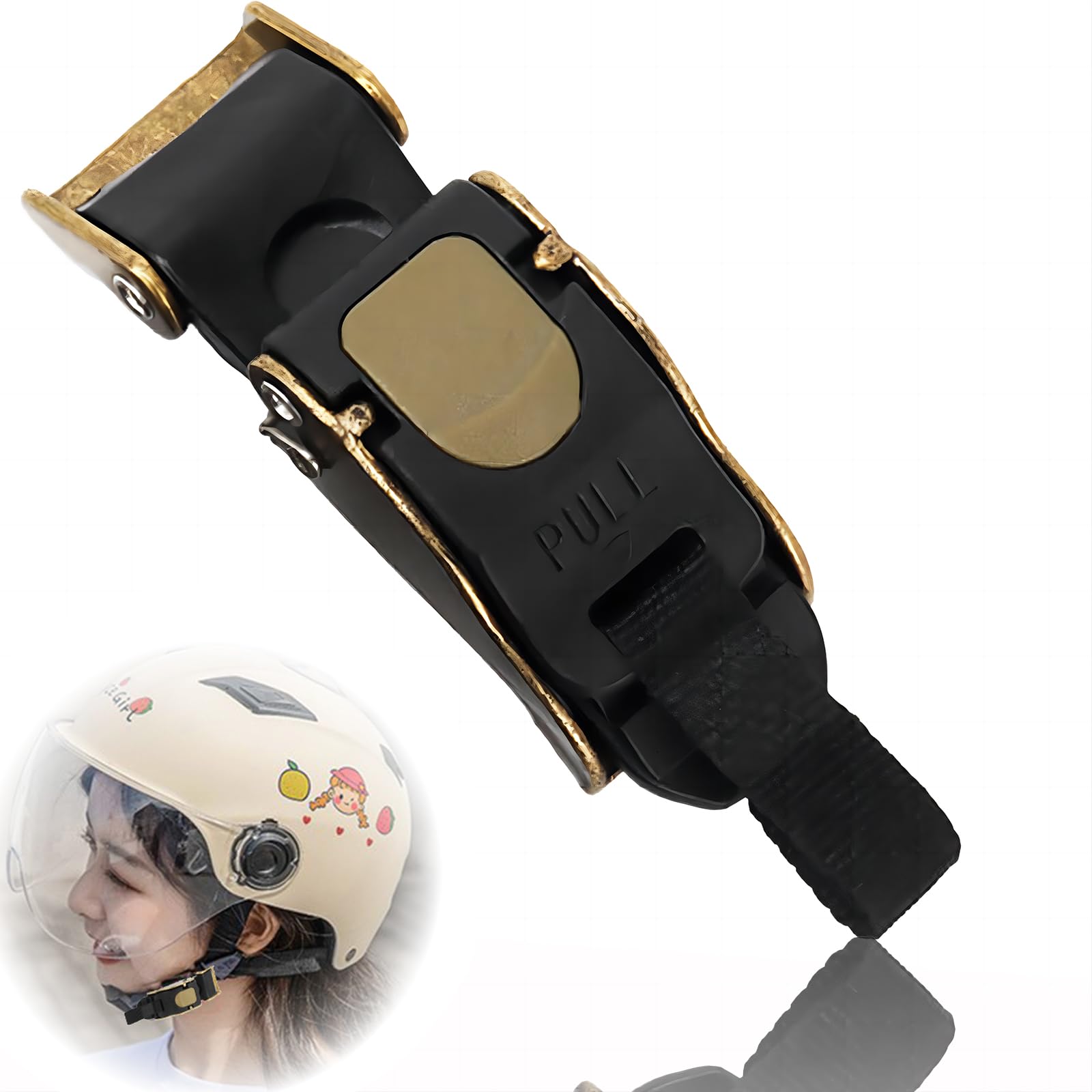 

DELUXEFOX Motorcycle Helmet Pull Buckle, Motorcycle Helmet Plastic Pull Buckle, Bike Helmet, Speed Clip,