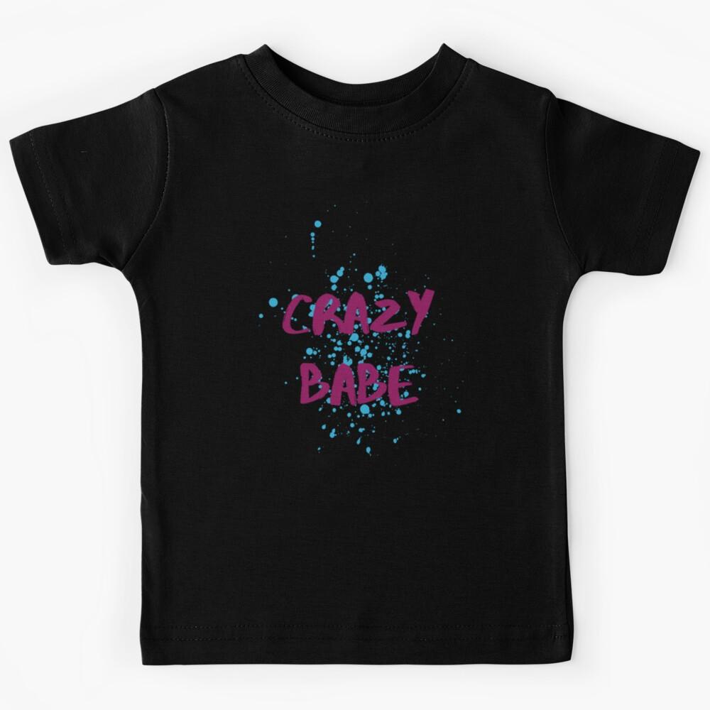 Crazy Babe Design Clothing  Cap Hat  Kids T-Shirt 150