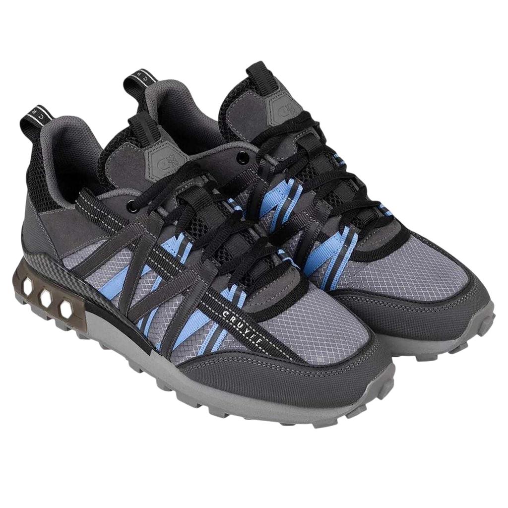 Cruyff Mens Fearia Suede Hex-Tech Trainers
