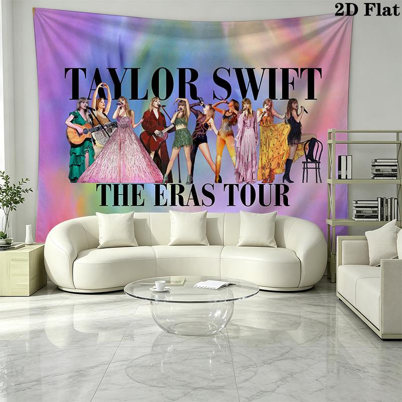Swift Wall Tapestry Aesthetic Wall Hanging Printed Fabric Blanket Decorative Tapestries for Bedroom Living Room Home Decor