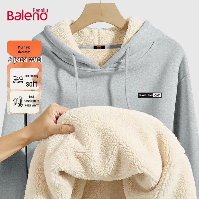 Baleno Men s Heavyweight Fleece Lined Hooded Sweatshirt 5XL