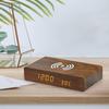 Alarm Clock with Wireless Charging Snooze Function LED Display Multipurpose for Restaurant Desktop Bedside Home Decoration Dorm