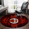 1pc A-AC Milan Carpet, Round Rug, Comfortable, Suitable for Entryways, Living Rooms, Office, And Bedrooms, Christmas Decoration
