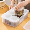 Food Storage Container Vegetable Fruit Fresh-keeping Box With Lid For Refrigerator Kitchen Spice Seasoning Storage Jar