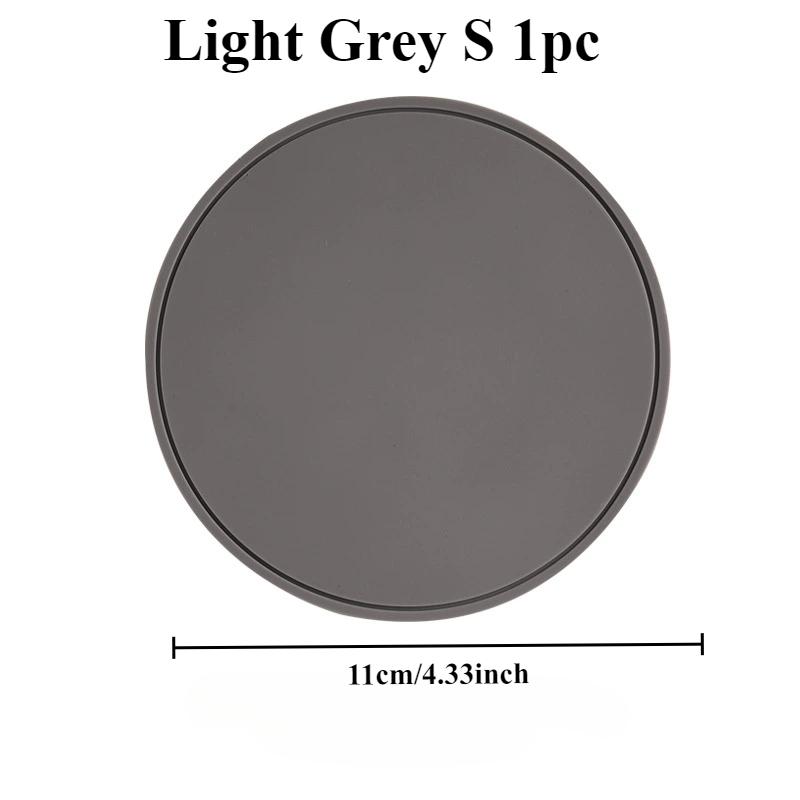 1/3PCS silicone pot mat heat insulation pad silicone high temperature resistant dining table anti-scalding pad round and simple