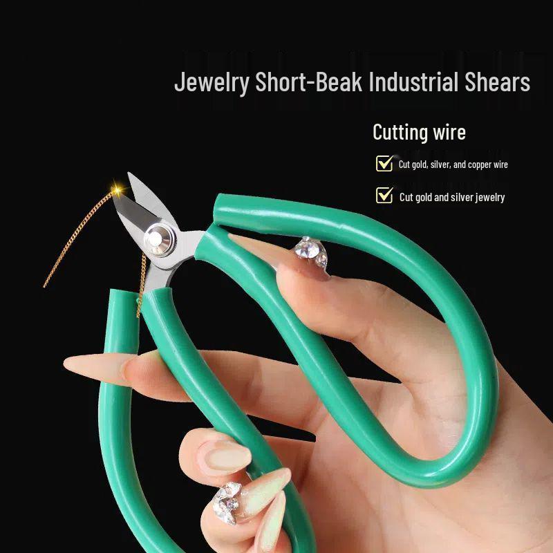 Gold and Silver Cutting Pliers - Short-Beak Shears for Metalworking and Jewelry