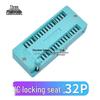 Adjustable IC Test Socket for Single-Chip Microcontroller - Compatible with 14/16/18/20/24/28/40P Wide & Narrow Body