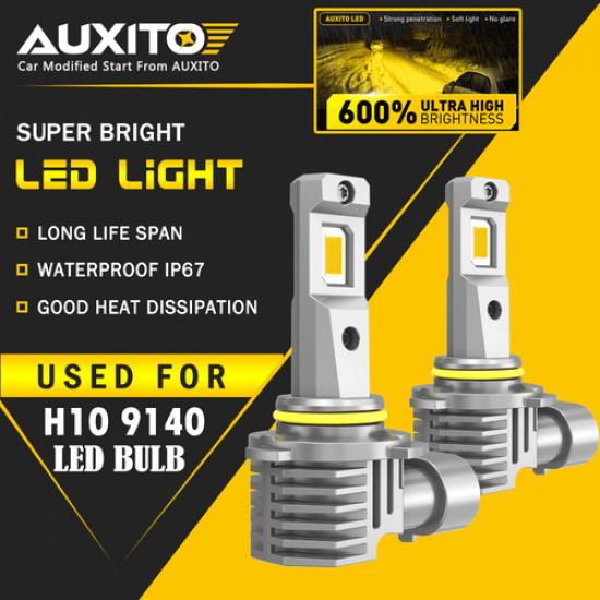 9145 H10 9140 LED Bulbs Fog Light YELLOW for Ford F-150 F-250 Super Duty