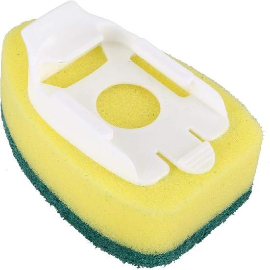 6 Pack Dish Wand Refills Sponge Heads, Brush Replacement Pads for Kitchen Cleaning