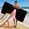Patrick Star Print Beach Towel, Large Soft Quick Dry Towel for Beach Camping Swimming
