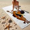 Ultra-Soft Beach Towel with Zig & Sharko Theme,Ideal for Pool - Camping, Diving - Perfect Travel Essential, Vibrant Beach Towel.