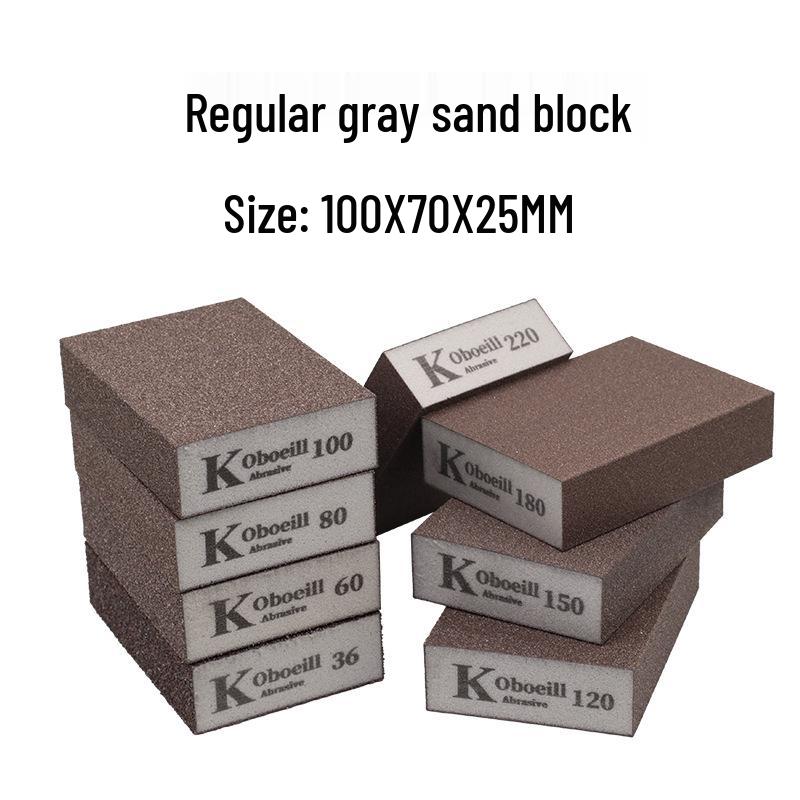 K Brand Thick Sanding Sponge for Grout Cleaning, Woodworking, Metal Hand Sanding, and Polishing
