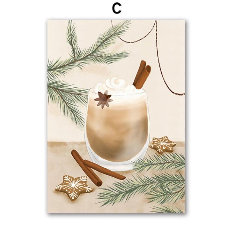 Paris Christmas Tree Shop Vase Plant Socks Gift Wall Art Canvas Painting Posters And Prints Wall Pictures For Living Room Decor