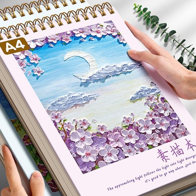 Drawing Pad Drawing Notebook 160gsm Paper Perfect For Mixed Media Sketching And Watercolor Painting Artist Grade