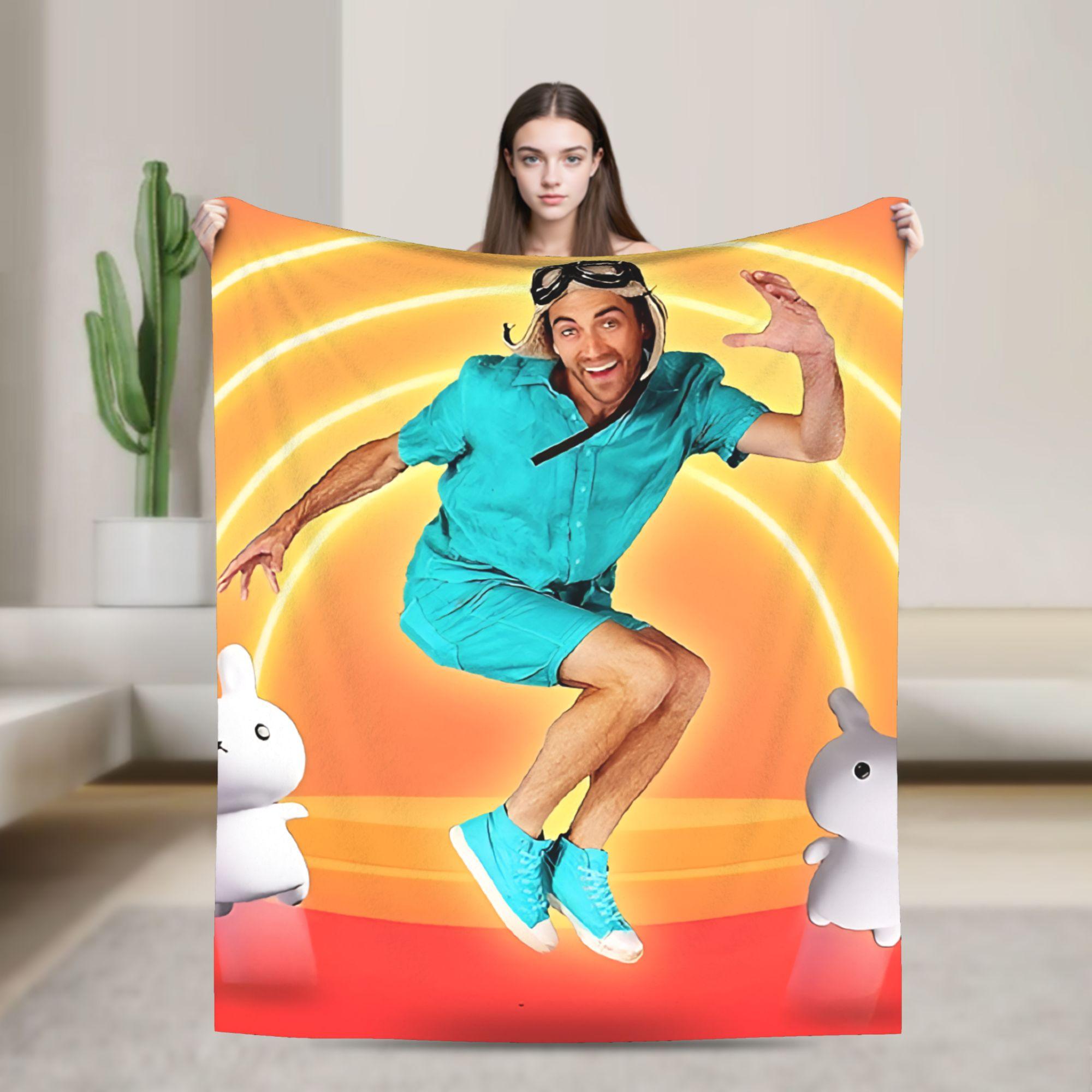 

Danny Go Cartoon Blankets Travel Flannel Throw Blanket For Couch Bed Super Soft Design Quality Bedspread Gift 50x60in