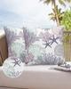 Marine Coral Shell Starfish 2/4PCS Outdoor Garden Chair Waterproof Cushion Cover Modern Home Decor 45/50/60cm Pillow Case