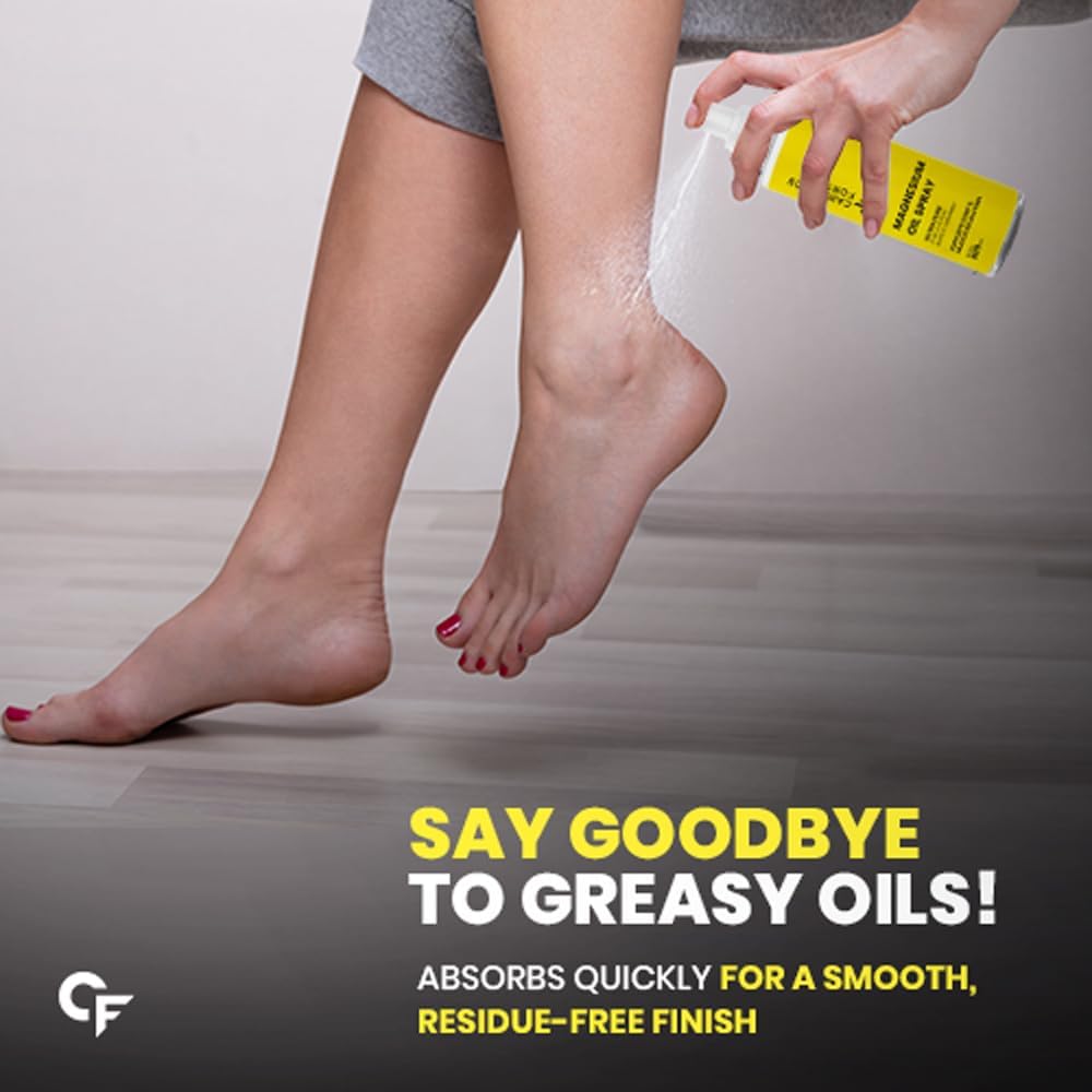 Carbamide Forte Magnesium Oil Spray 200ml Pack of 1 | Topical Magnesium Oil for Sleep, Muscle Recovery & Pain Relief