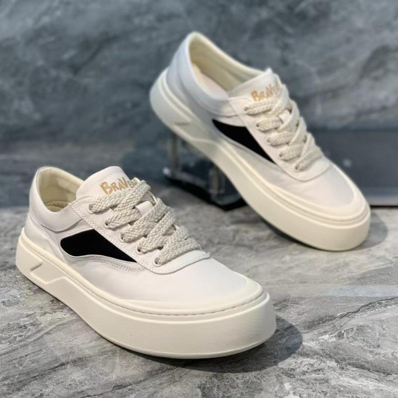 Men's Casual Shoes 2025 Spring Classics Adolescent Platform Sneakers Flat Bottom Comfortable Skateboarding Shoes Tenis Masculino