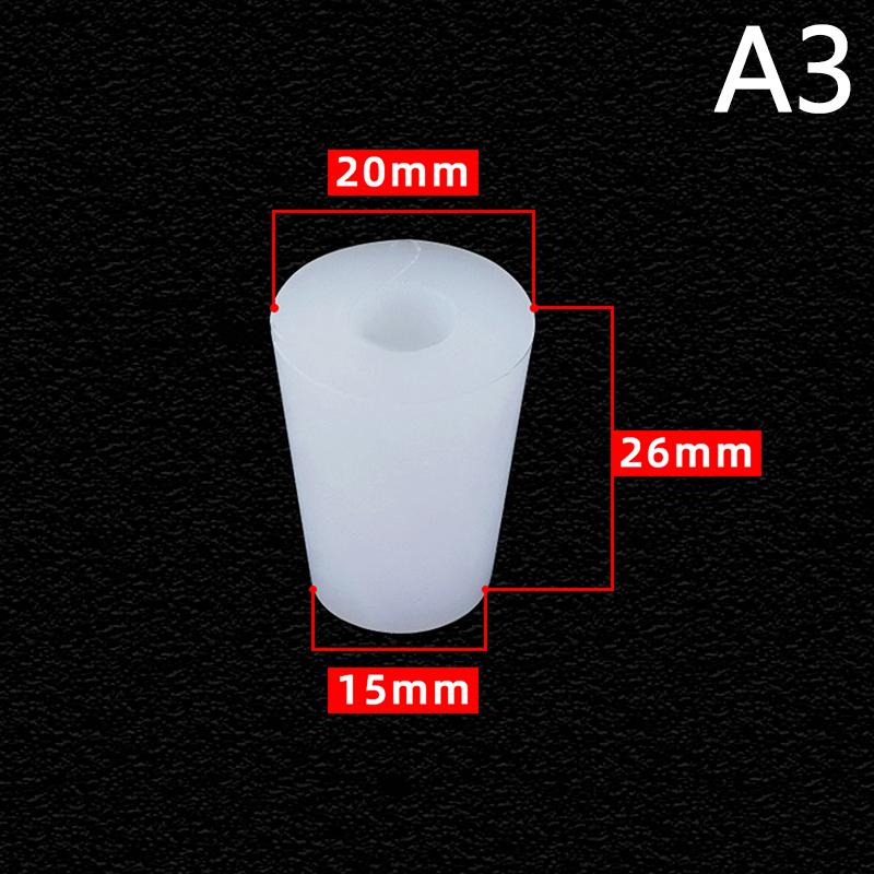 Dopuri Conice din Silicon de Calitate Alimentară pentru Vin de Casă cu Orificiu Unic pentru Valvă Airlock, Barbotor, Valvă de Evacuare Fermentare